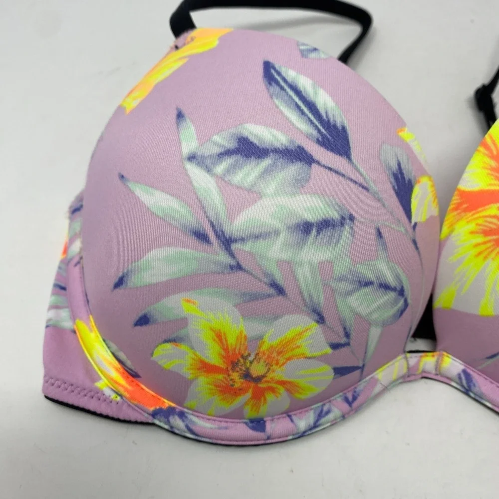 Victoria's Secret PINK Floral Bra with Flowers Women's Size‎ Size 32D
